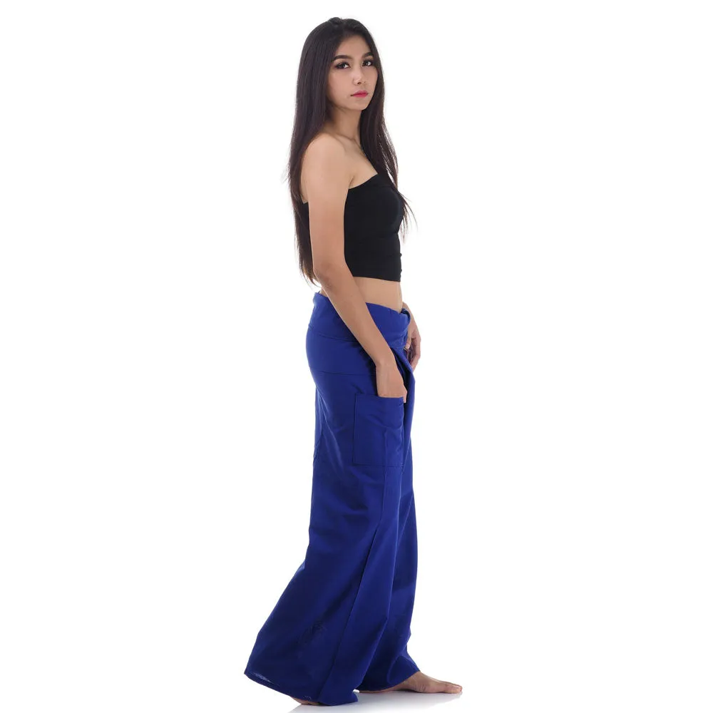 Women's Thai Fisherman Pants Oceanic Navy