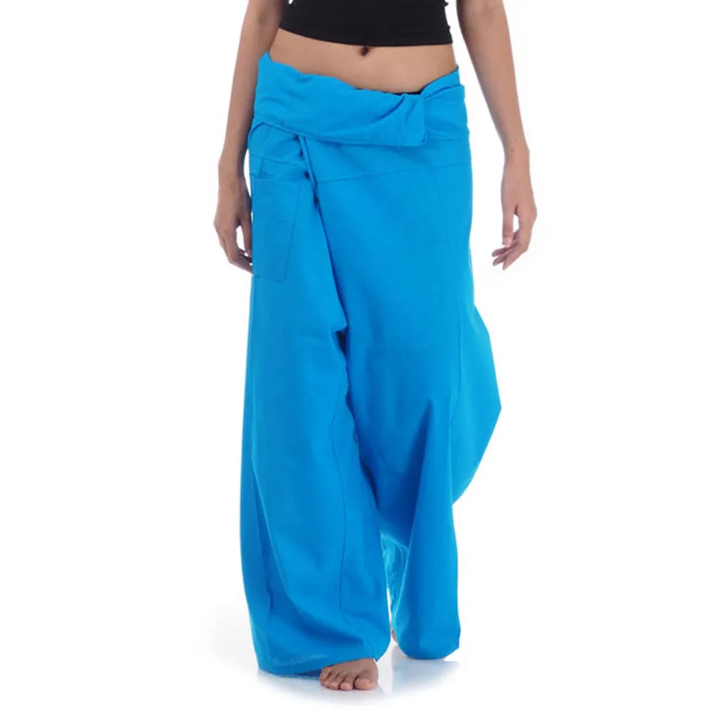 Women's Thai Fisherman Pants Oceanic Navy
