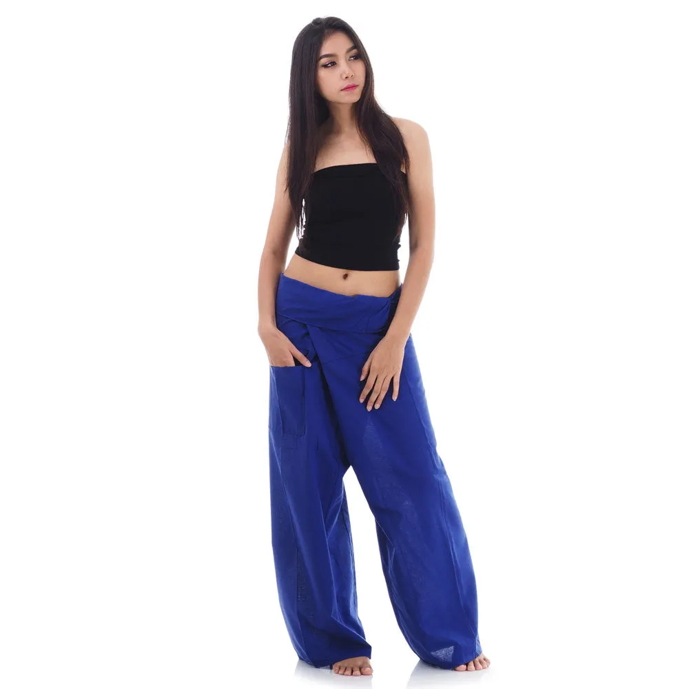 Women's Thai Fisherman Pants Oceanic Navy