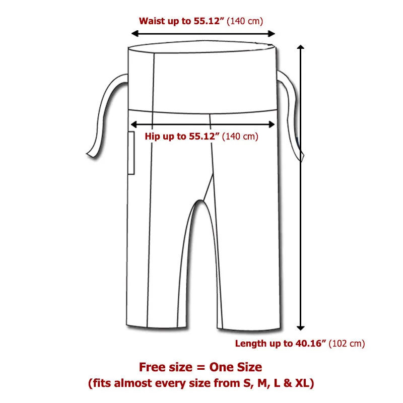 Women's Thai Fisherman Pants Oceanic Navy