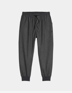 Y-3 Grey Wool Flannel Cuffed Pants