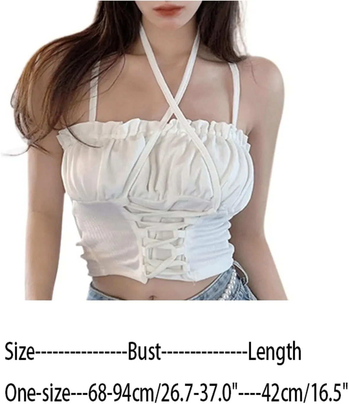 Zip up Jackets for Women Summer Solid Color Halter Slim Vest Women Exposed Navel Knitted Camisole Crop Top